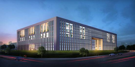 北航创新研究院东北向透视夜景图