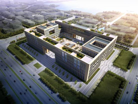 北航创新研究院西北向鸟瞰图